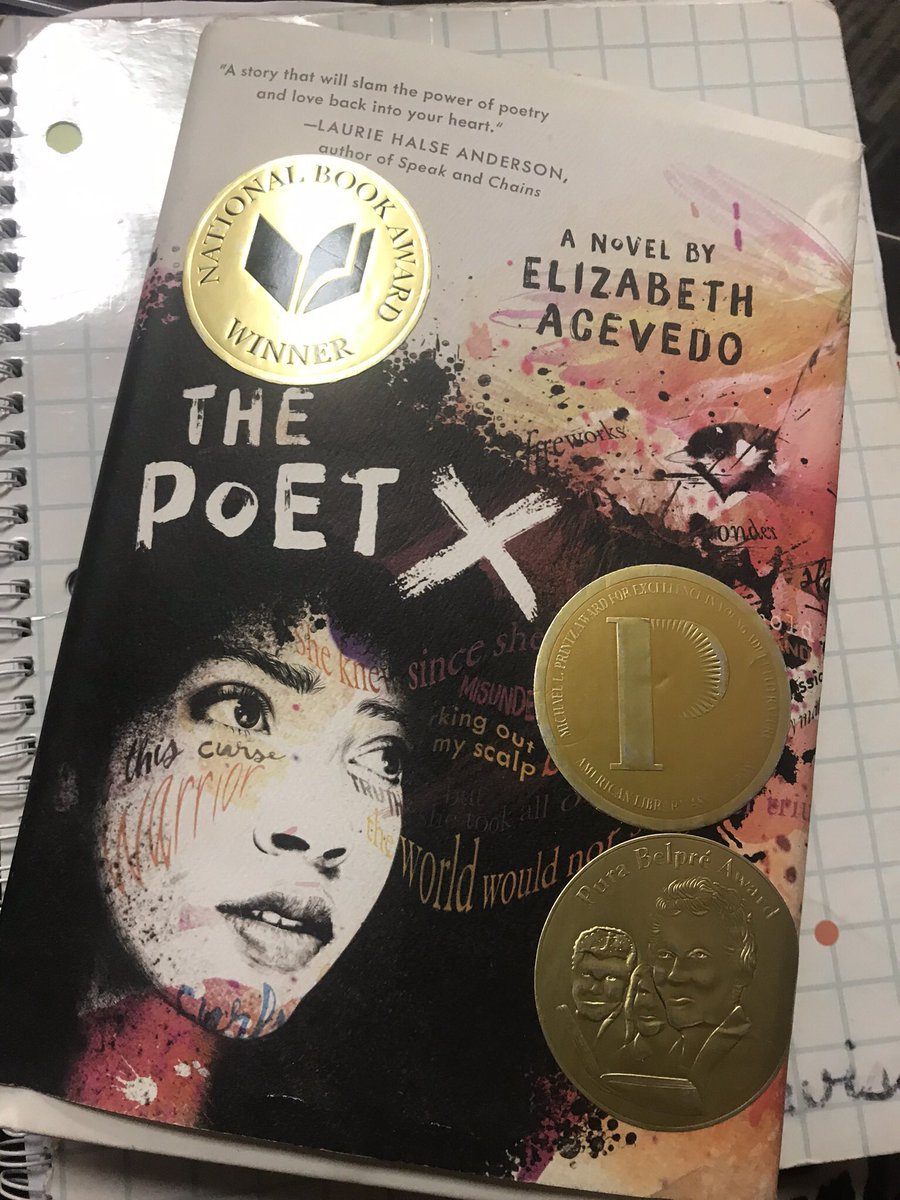TiffanyLewisEDU's tweet photo. English 11 girls reading #thepoetx by @AcevedoWrites as we discuss the power of persuasion in real-life scenarios such as personal motivations and parent-child relationships #reallit #THISIsVarina @Books4Hicks @AshleyWalkerMEd https://t.co/b0b8qqWk6i