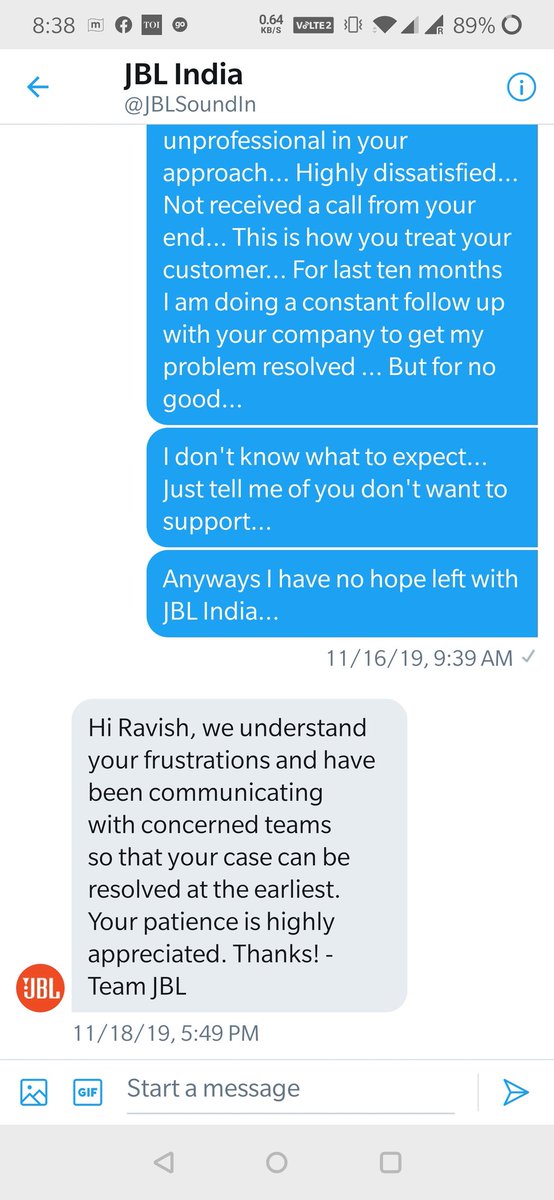 jbl service center lower parel address