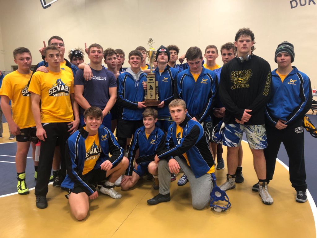 Varsity Wrestling
Seward vs. York

Final score 42-37. Seward takes home the traveling trophy for all their hard work! Great job, Jays!
#SewardJays
