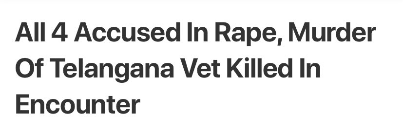 speducates's tweet photo. Justice served! 👏 Amazing news to start the day! Thank you @TelanganaDGP #justiceforpriyanakareddy #telanganapolice https://t.co/nBbCdyFbHA