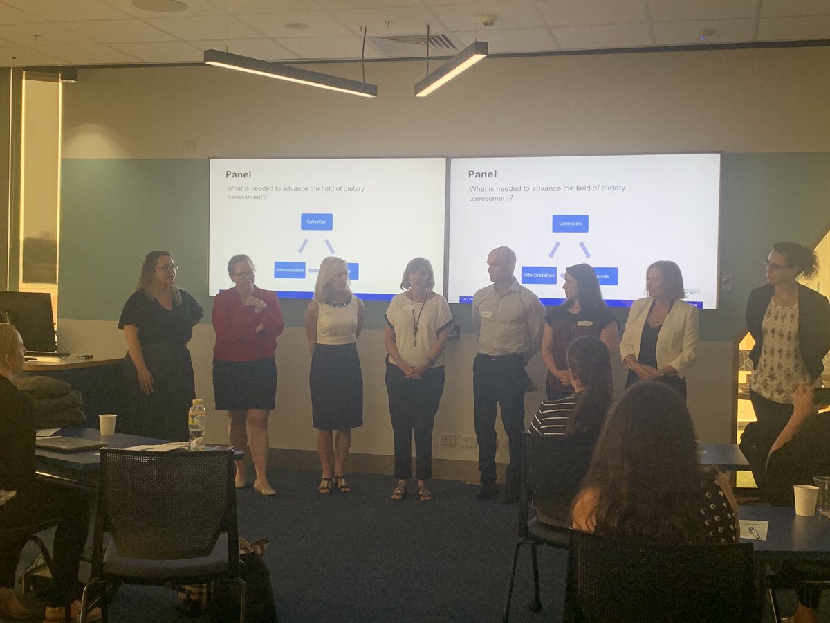 Expert panel for #dietaryassessmentmethodology <a href="/nutsocaus/">NSA</a> satellite seminar <a href="/ProfCCollins/">Laureate Prof Clare Collins AO</a> @megan_rollo <a href="/DrTMcCaffrey/">Assoc./Prof Tracy McCaffrey (she/her)</a> <a href="/DrDeborahKerr/">Deb Kerr</a> <a href="/McNaughtonSarah/">Prof Sarah McNaughton</a>