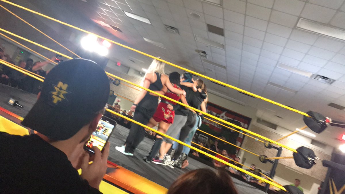 vavae87's tweet photo. Tonight was HISTORIC! The first EVER all female NXT show and it was in JACKSONVILLE!!!! Ladies you brought the house to their FEET their KNEES and the end of our wits!!! WHAT A NIGHT!! WE. ARE. NXT NXT NXT!!! #NXT #NXTJacksonville #NXTJAX #womenswrestling #WeAreNXT https://t.co/moWH7ZgUND