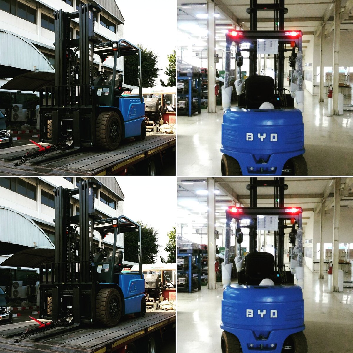 Do not try, Don't know BYD Forklift 3.5T by ATR go to customer. #byd #BYDForkliftThailand #BYDAISA #lithiumbattery #Forklift #โฟล์คลิฟท์ไฟฟ้า #แบตลิเทียม #thailand🇹🇭