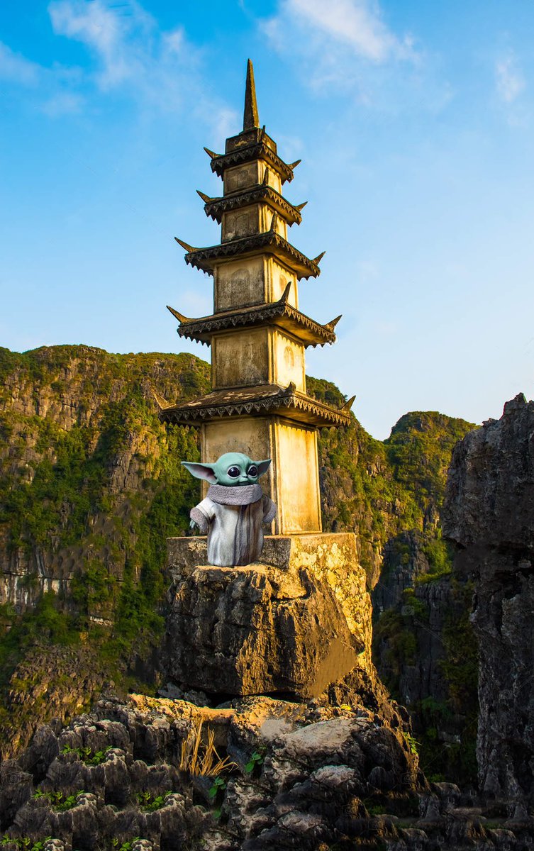 Forget Elf on a Shelf. What about Baby Yoda on a Pagoda?