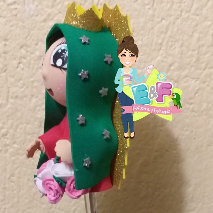 AdryRuedaa's tweet photo. Puntera virgencita de Guadalupe #12dediciembre #manostabasqueñas #manualidades #artesana #fomy #fofupluma https://t.co/F3Bp6aSlbe