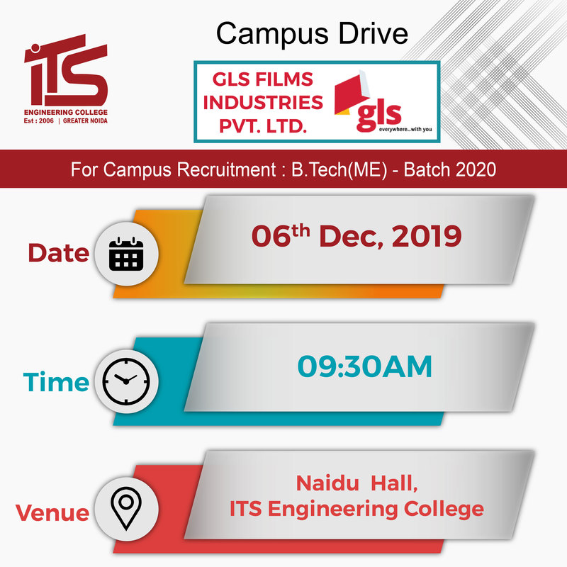 ITSEduGroup's tweet photo. #CampuDrive of #GLS Films Industries Pvt Ltd for https://t.co/rjgVxfNAWB (Mechanical engineering) of Batch 2020 students today.
https://t.co/x7qSw1ARwD
#mechanical #glsfilms #glsfilmsindustries #campusdrive #campusselection #campusplacement #recruitment #campusrecruitment https://t.co/JNUP7jSEqO