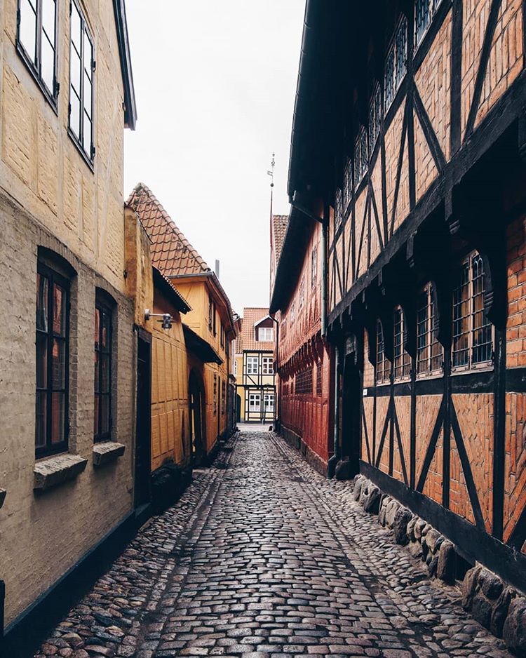 By building with the local tradition (in materials, techniques), you not only achieve economy, efficiency and predictable results, you also end up with that rarest of the rare, a real sense of place!  #Odense  #Denmark  #GoodUrbanism