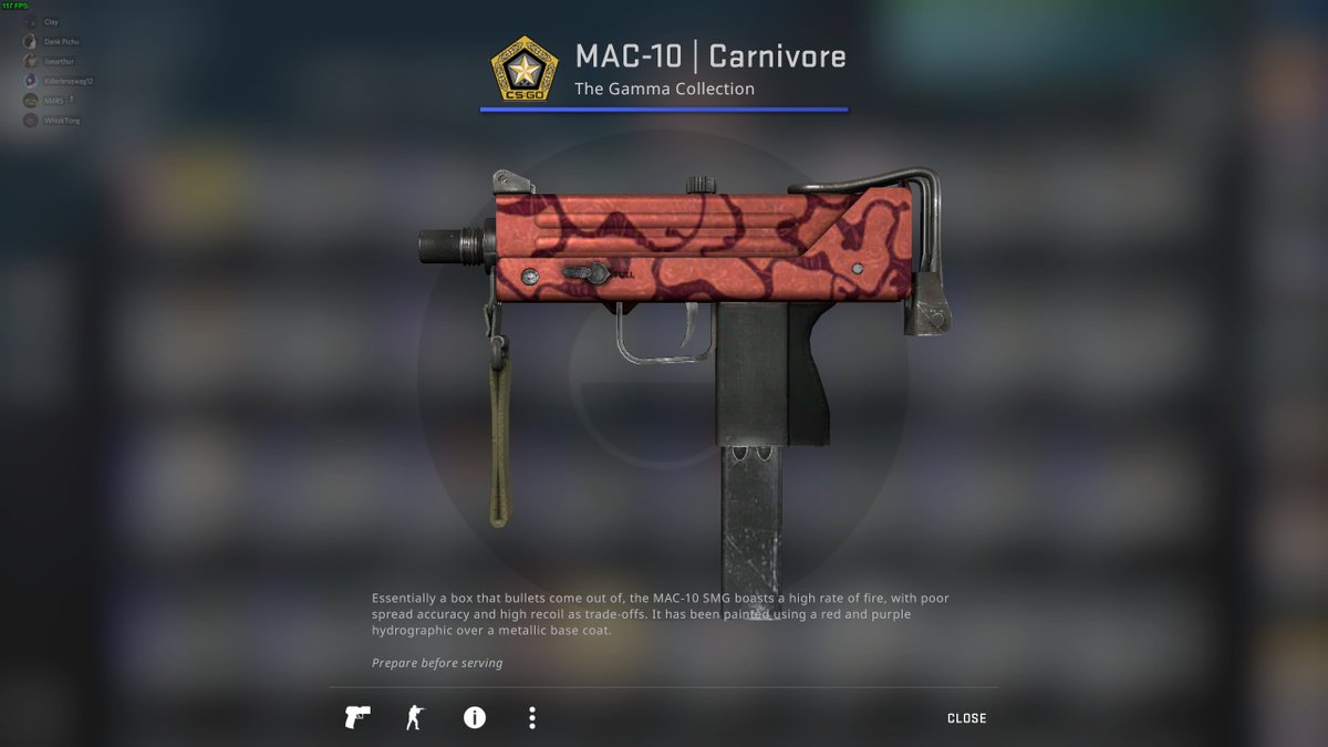 YuhClay's tweet photo. Giving away a Mac-10 Carnivore! To win just
- Follow @YuhClay 
- Retweet and Like
- Tag 1 friend
 Ends at 20 retweets! https://t.co/TFdJ9ebXIJ
