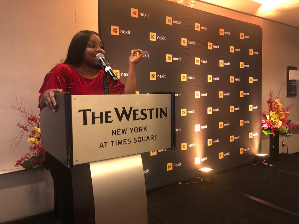 At Nexit launch in New York City

#MadeInLagos