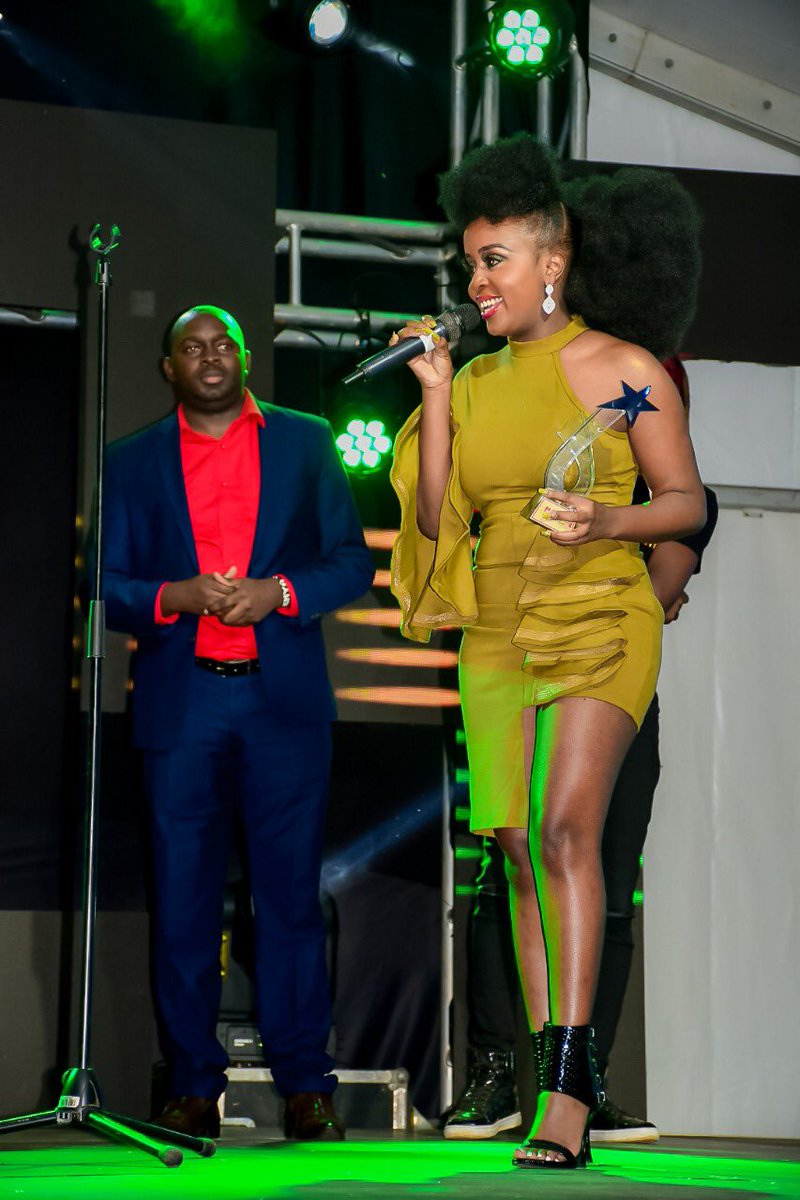 nadia_mukami's tweet photo. We won! Best Female Video of the year 2019 (Radio Love) #PMVA2019 https://t.co/ZDNKCgVCpG