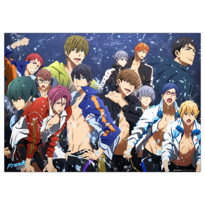 Free!シリーズ】 「缶バッジセット」「VIVID COLOR SPECIAL POSTER(全3