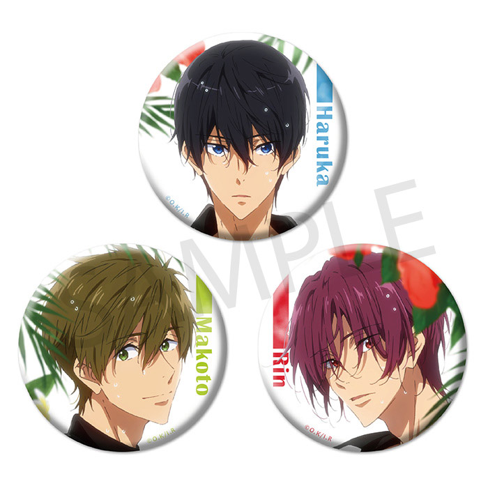 Free!シリーズ】 「缶バッジセット」「VIVID COLOR SPECIAL POSTER(全3
