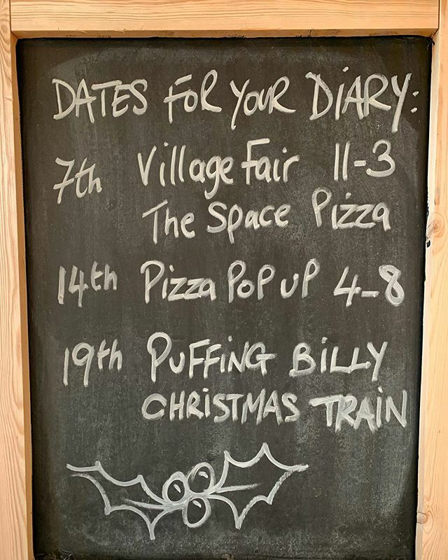 Dates for your diary... #washingtonvillage fair #pizza and #puffingbillytrain #community #christmas #sharethelove #supportsmallbusiness 🎄💚 ift.tt/38fMkJM