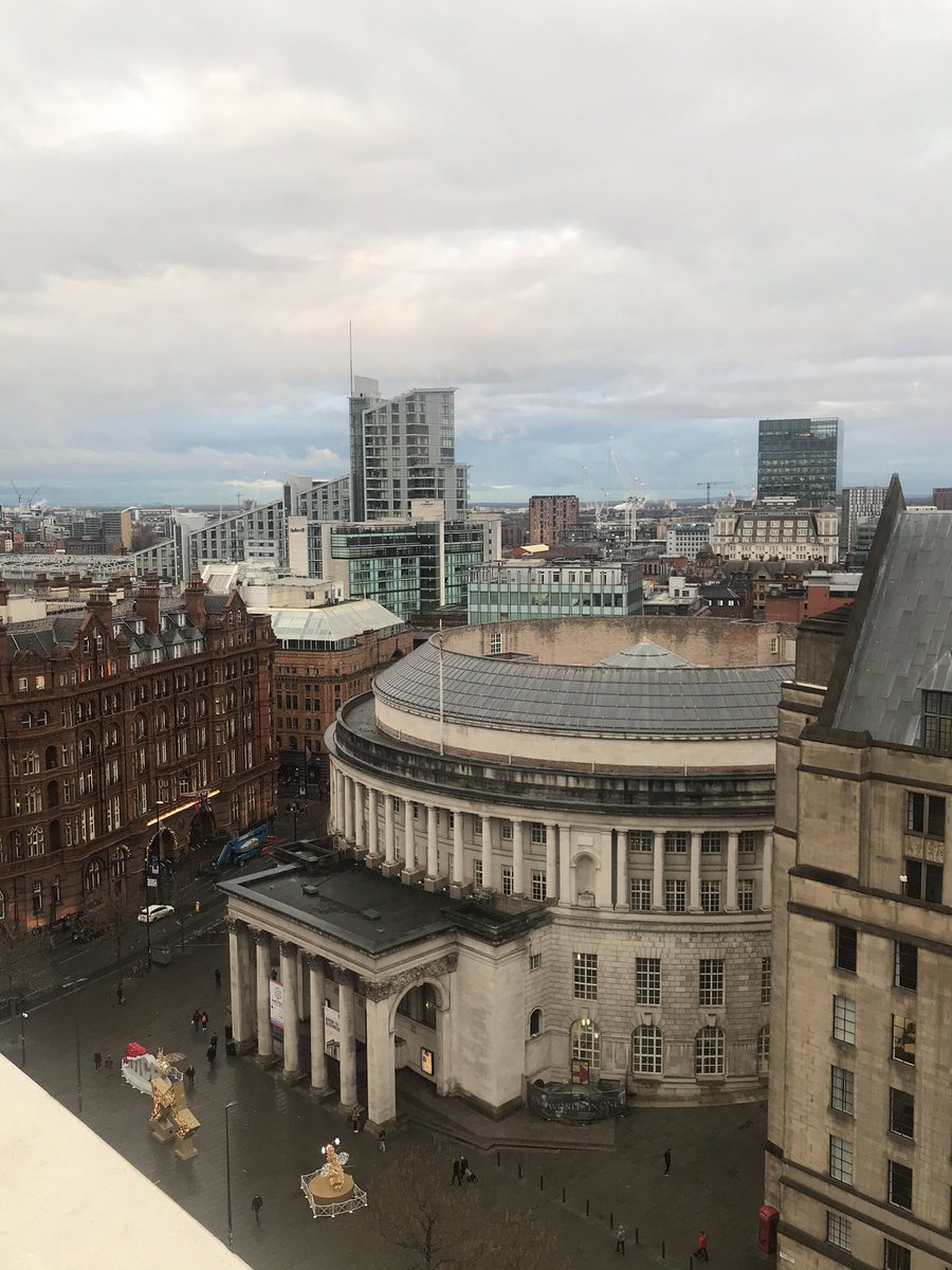 liz_mcque's tweet photo. What a venue for our last day of #springboard19 thanks to @EY_UKI awesome views of Manchester to start the day @TrudyBirtwell @Solace_UK @GrantThorntonUK https://t.co/lcj3xeBBzO