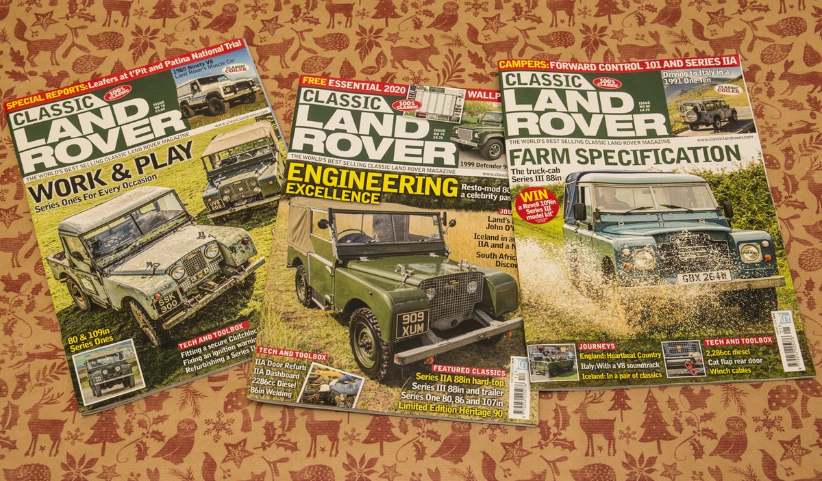 I've done it! A hat-trick of front cover shots for Classic Land Rover Magazine and a comment from the Manging Editor - 'I think that’s the best main image we’ve had on CLR this year.' #ClassicLandRoverMagazine #keypublishing #LandRover #Photography #FrontCover #SeriesLandRover