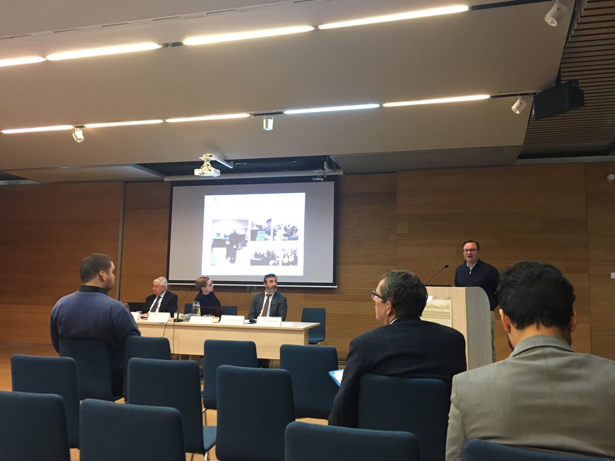 NielsKirst's tweet photo. Prof @JMorijn gives a personal account of @WojSadurski trial in Poland at the @DEMOS_H2020 conference. “This case is at the frontlines of the freedom of speech in the European Union. It shows us what is at stake.” #PopConCSS #DEMOS_H2020 https://t.co/esqXxe2Ber