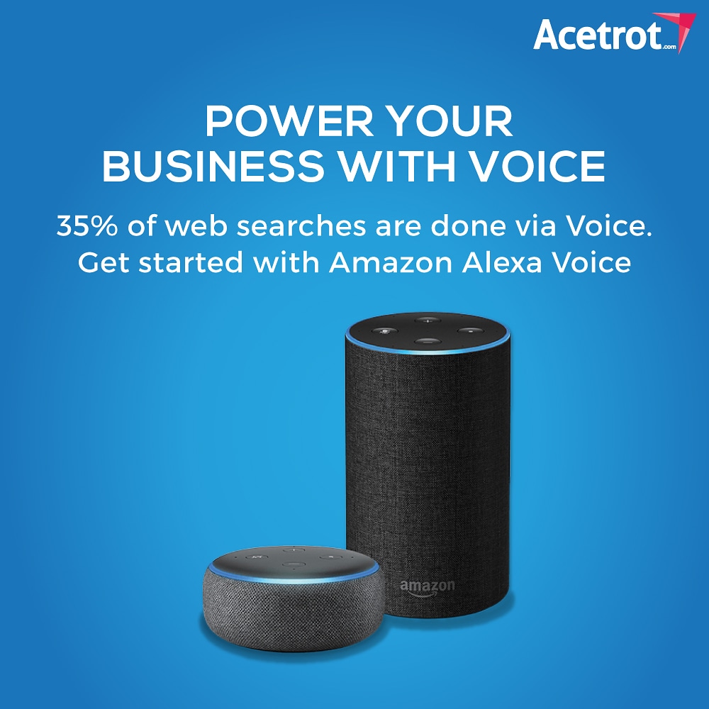 AcetrotDev's tweet photo. The future of search is voice activated &amp; your business needs to be equipped to make this transition.
Will your business appear on these searches? Not sure?
Call now on +91-9222229727 for a free consultation.

#voice #voicesearch #Amazon #Alexa #acetrot #technews #smallbiz https://t.co/bZUCdIsFV6