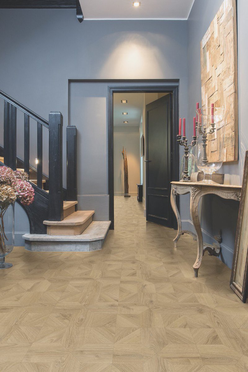 anthony_claxton's tweet photo. Behind door number 5 this week is Impressive Patterns Royal Oak. Our new Impressive Royal Oaks are stunning, with perfect registered embossed surfaces and waterproof, the close up images say it all!

#impressive #LoveMyQuickStep #TheStartOfSomethingBeautiful #QuickStep https://t.co/cC4q3tXHB5