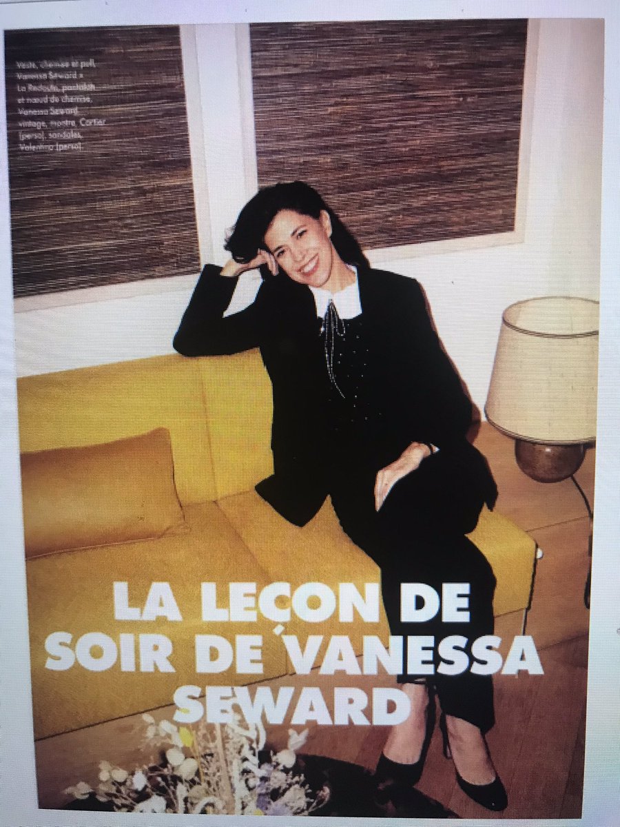 SylvetteLepers's tweet photo. Ce we dans @ELLEfrance « La leçon de soir de la chicissime #VanessaSeward @KatellTwit @nathaliedolivo @LaRedouteFr #LaRedouteCollections https://t.co/zQJGWnEdyG