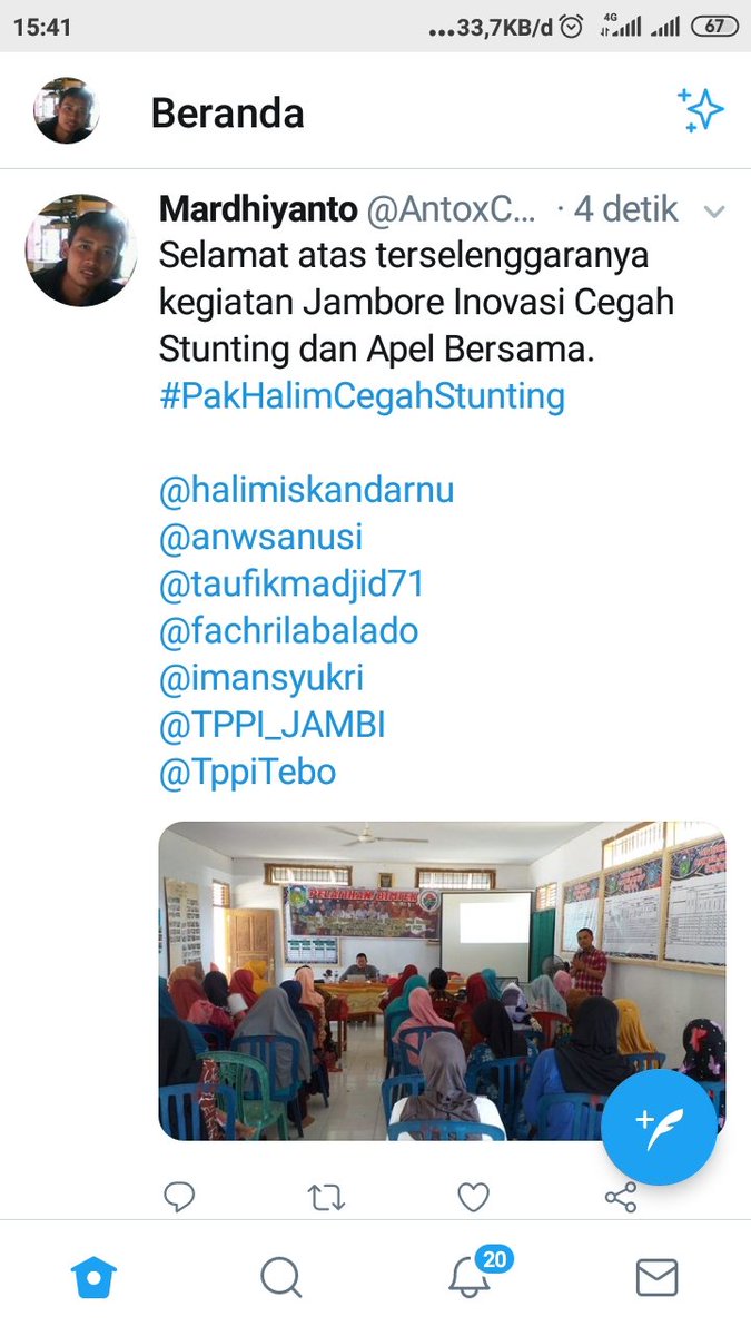 Agusselamet7's tweet photo. Selamat dan sukses jambor cegah stanting 
#PakHalimCegahStunting 
#tppikabtebo
@halimiskandarnu
@taufikmadjid71 
@fachrilabalado 
@andiyDewantoah1 https://t.co/BJoGMQF8Cz