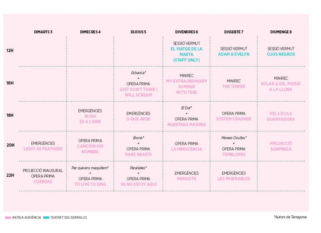 CATALUNYAFILMF's tweet image. #AgendaCFF 📽 Avui i durant aquest cap de setmana al @RECtgn comencen les sessions de cinema i vermut! I també les activitats i projeccions del #MiniREC, un espai pensat per a tots els públics👏.

Consulta la graella per conèixer les projeccions 👉🏼 buff.ly/2LrlILU