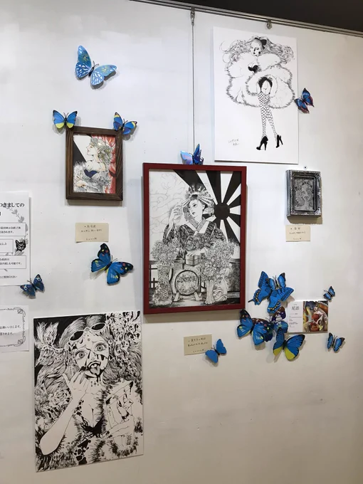 #午前3時展
ライブペイントした絵を追加しました。見に来てね! 