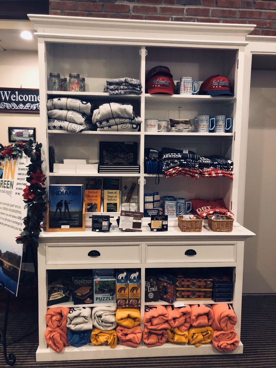 FortBen_IN's tweet photo. Stop by the historic #FortHarrisonStatePark Inn at any hour for great gifts that honor the history of the #FortBenjaminHarrison military base and our beautiful @INDNRstateparks!
Conveniently located on Post Road at the center of @FortBen_IN! @LawrenceINcity https://t.co/rjmciVtPgj