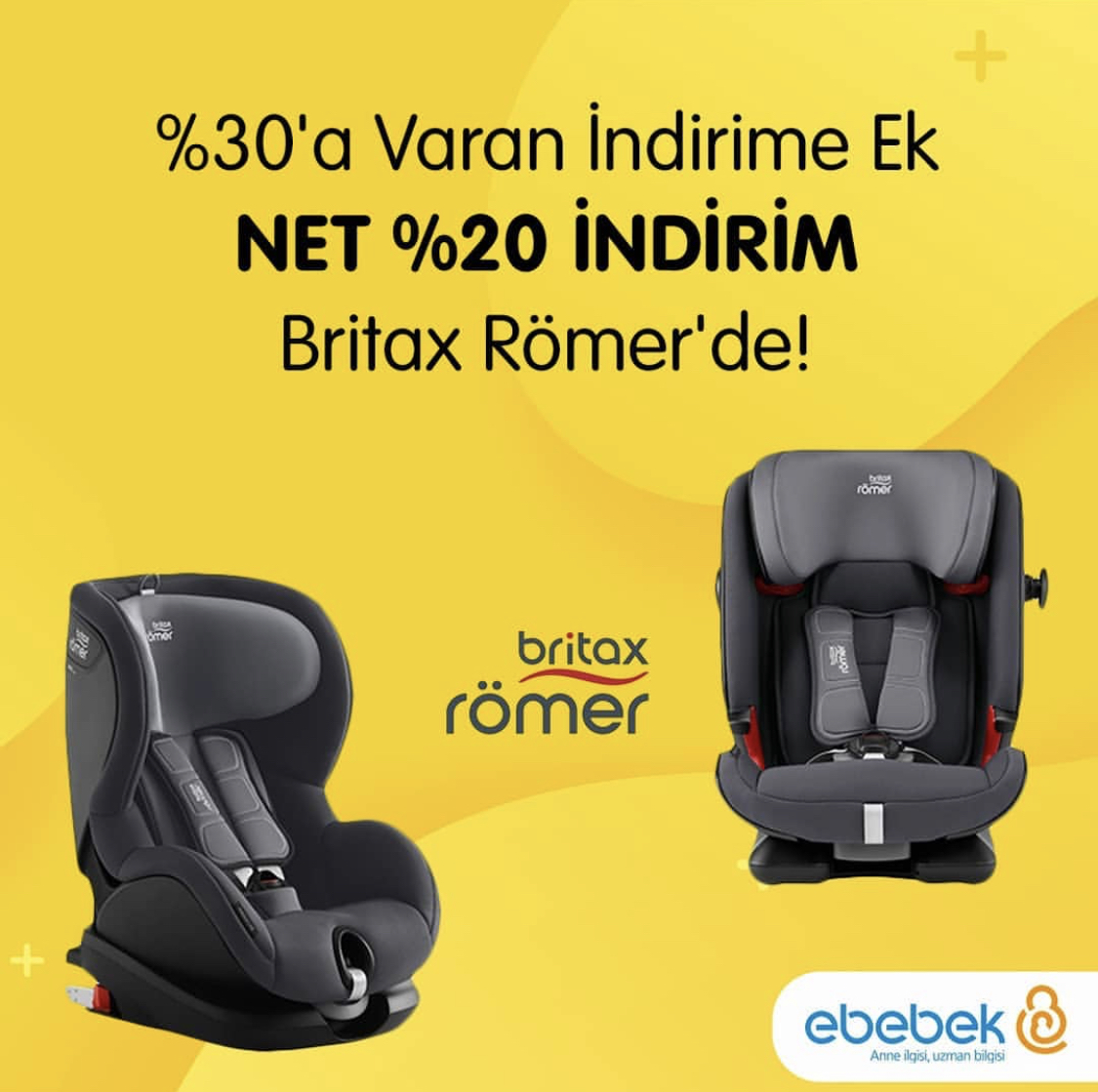 ebebek Anatolium Ankara mağazasında %30'a varan indirime ek net %20 indirim Britax Römer ürünlerinde sizi bekliyor! #ebebek #anatolium #ankara #britaxrömer #bebekkoltuğu