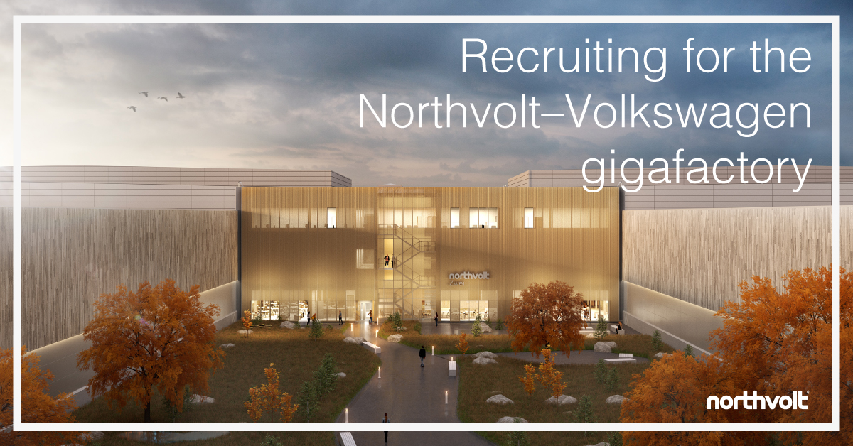 northvolt's tweet photo. Together with @VWGroup, we’re establishing one of #Germany’s most exciting industrial projects – Northvolt Zwei #battery #gigafactory. And we’re recruiting, so spread the word to the best and brightest of your contacts. For more information visit https://t.co/ifTiQQ8cwW https://t.co/Qqb2jVHNTH