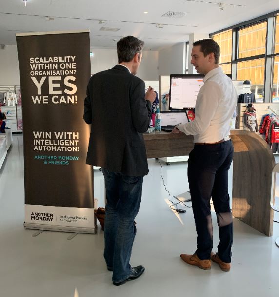 HylandRPA's tweet photo. Great to see so many interested people on the event "Monheimer Mittagsgespräche" in #Monheim hosted by our partner #billbox.
There were great and informative dialogues 🎓on the topic of #robots in medium-sized businesses.
You want to learn more about #rpa?🙏Happy to hear from u! https://t.co/nHveKom6os