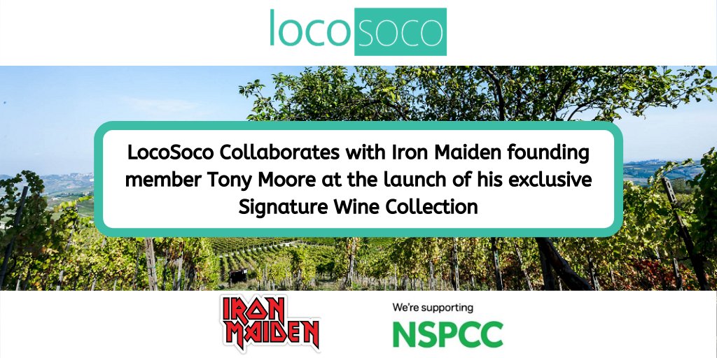 NovusComms's tweet photo. #LOCO @LocoSocoUK collaborates with @IronMaiden founding member @tonymoore1 at the launch of his exclusive Signature @tortiwine Collection. All proceeds to @NSPCC 

#locosoco #morerefill #buyindependent #ecofriendly #myeco #ironmaiden #nspcc https://t.co/MPjuCwLxnU