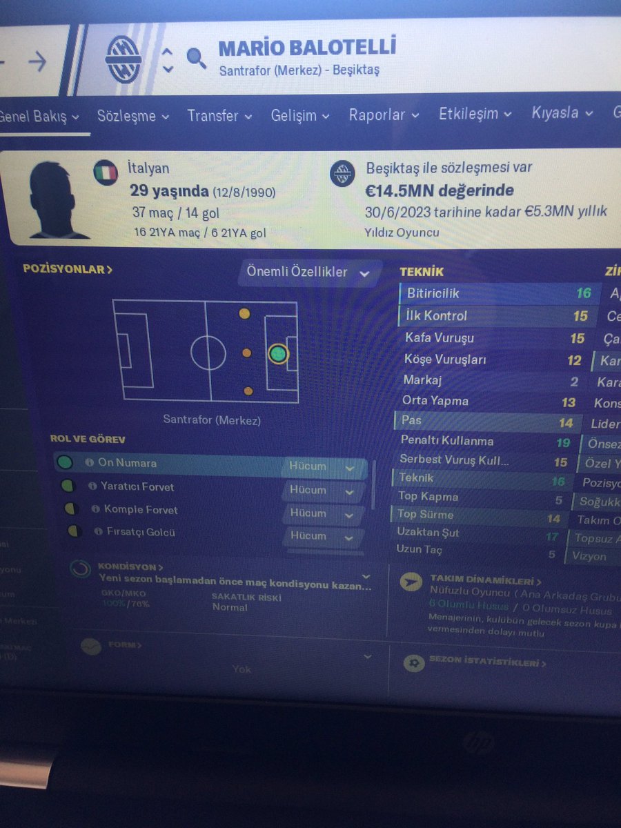 furkanaigle's tweet photo. Zorlu bir Pazarlık süreci sonunda Yıldız Oyuncuyu kadromuza kattık 💪🏼🙏🏼
#FMKeyfi #FM20 https://t.co/G2u40uV4pT