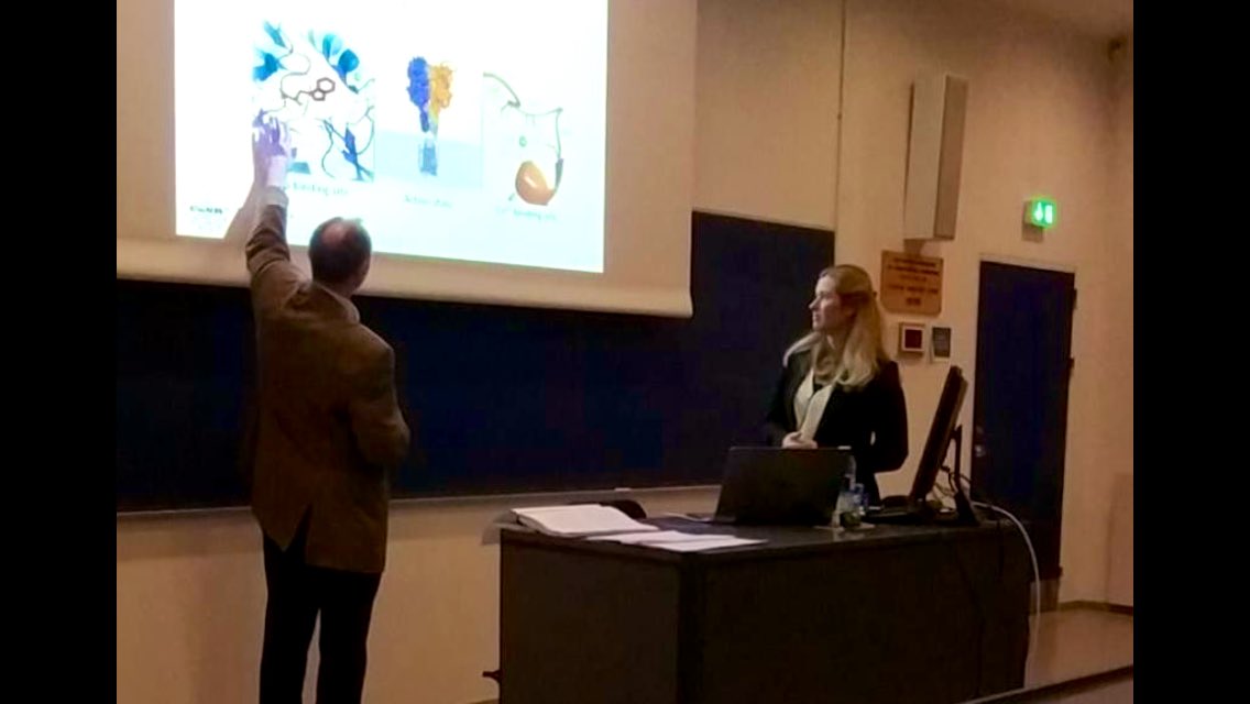 CaSR_Biomed's tweet photo. Congratulations Iris (and @BraunerOsborne) on an excellent thesis defense @UCPH_health in Copenhagen and also on being the first of the consortium ESRs to obtain your PhD!! Good luck with whatever you do next Iris. https://t.co/psFsRjjogk