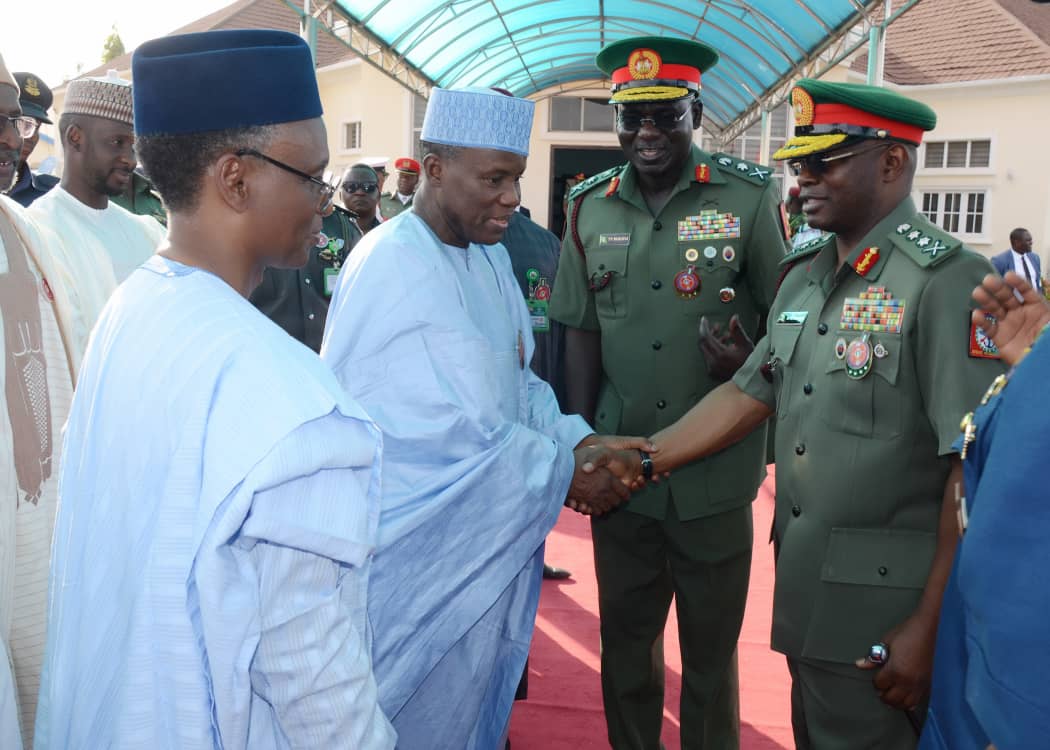 CDS_Nig's tweet photo. I was proud to attend the COAS Annual Conference 2019 where the C-in-C, commissioned the made in Nigeria Ezugwu MRAP and the upgraded 44 Nigerian Army Reference Hospital to level 4 UN standard in Kaduna. Congratulations to @HQNigerianArmy, God bless the AFN. https://t.co/d4uBTxDEZ7