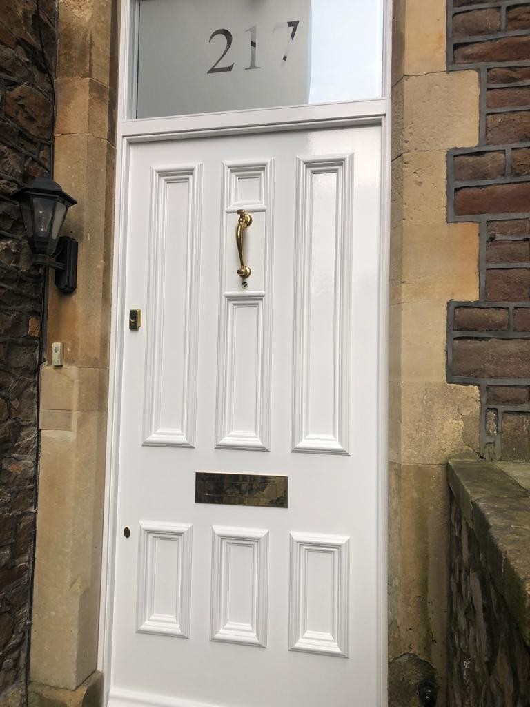 MP_Joinery's tweet photo. A purpose made manufacture and installation, of a six panelled front door and door frame. Equipped with hand made door furniture. All painting and glazing requirements undertaken by our company. https://t.co/KGRwECzrra