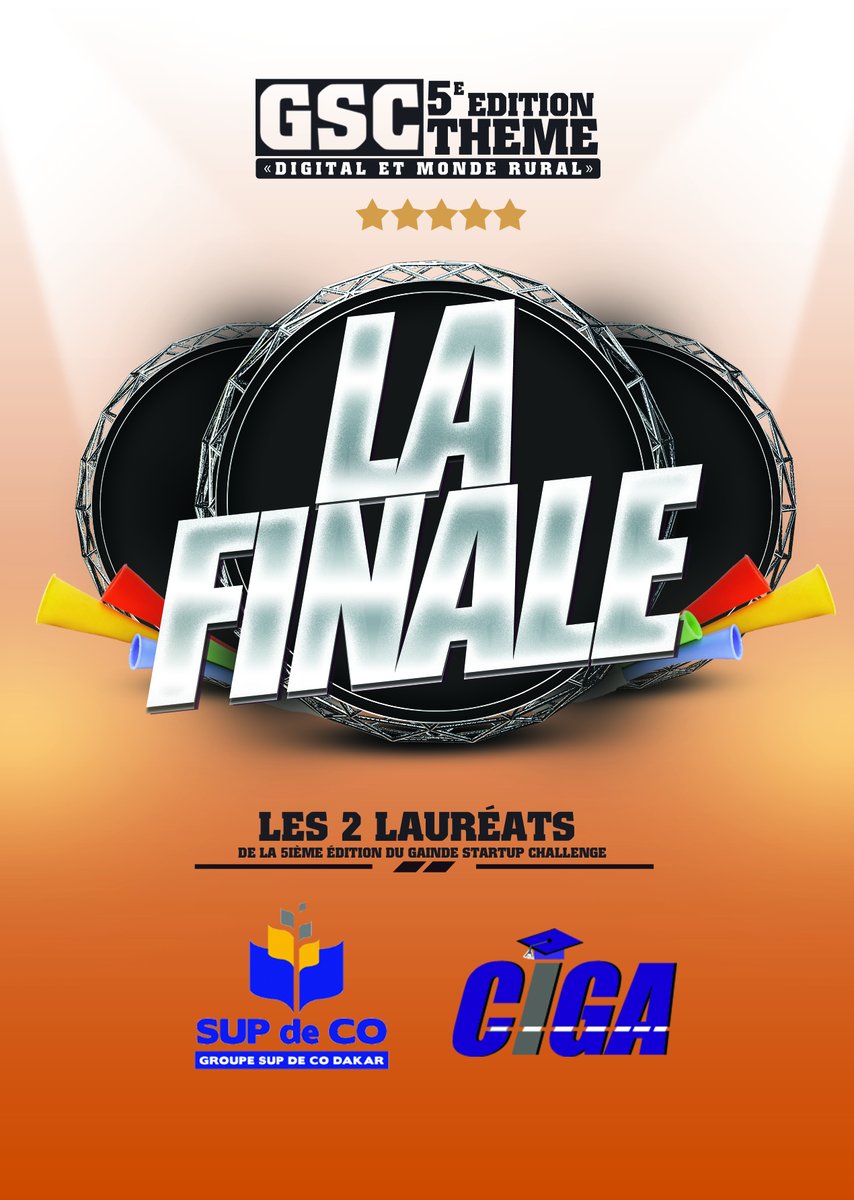 Les 2 lauréats de la 5ième édition du Gainde Startup Challenge sont : #CIGA et Supdeco Dakar ! Félicitation et bon courage pour cette année d'incubation !
#GaindeChallenge2019