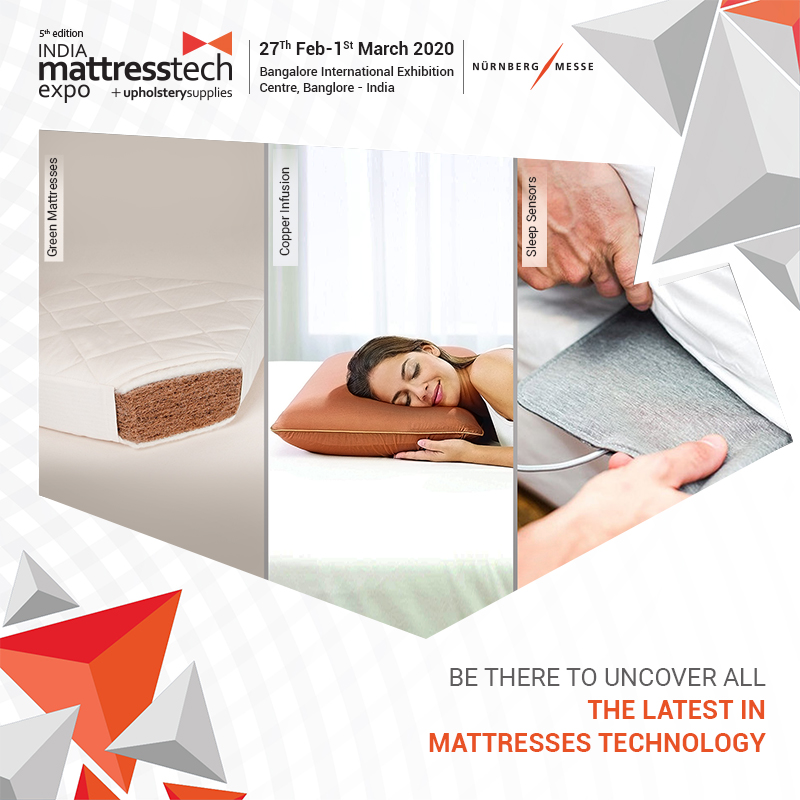 indmattresstech's tweet photo. Mattress technologies like copper infusion, green mattresses &amp; sleep sensors etc. have given our consumers &amp; manufacturers more knowledge about the importance of machinery &amp; technologies behind the mattresses.
#mattressmachine #indiamattresstechexpo #mattress #exhibitions #India https://t.co/X6HIXcdPNP