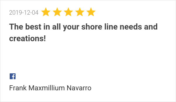 captainrods's tweet photo. New 5.0-star Review! Thanks so much! "The best in all your shore line needs and creations!" https://t.co/Sj8XbGWGO0