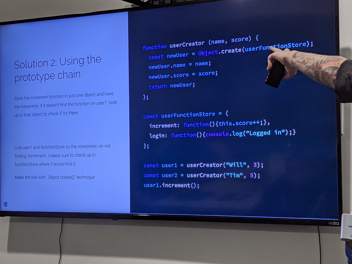 natactually_'s tweet photo. __proto__ magic/madness 🤯 @codesmith_ #javascript #prototypechain #oop #Developer https://t.co/u37SilLBFH