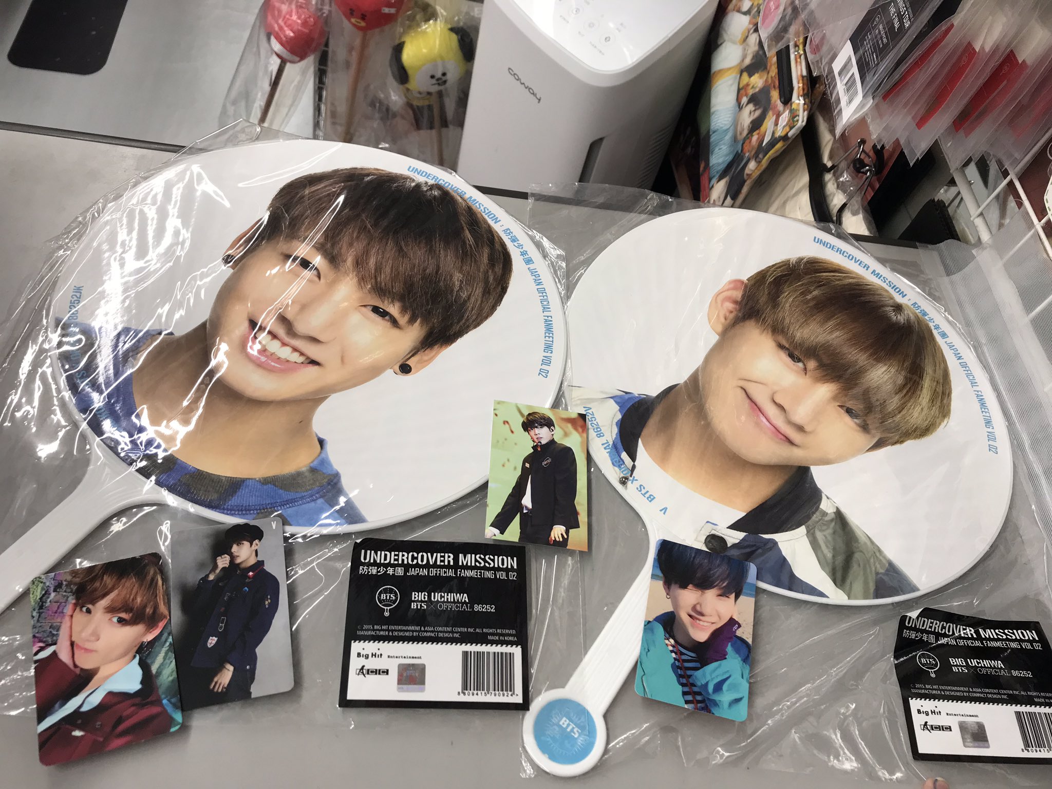 BTS ジン アンカバ うちわ
