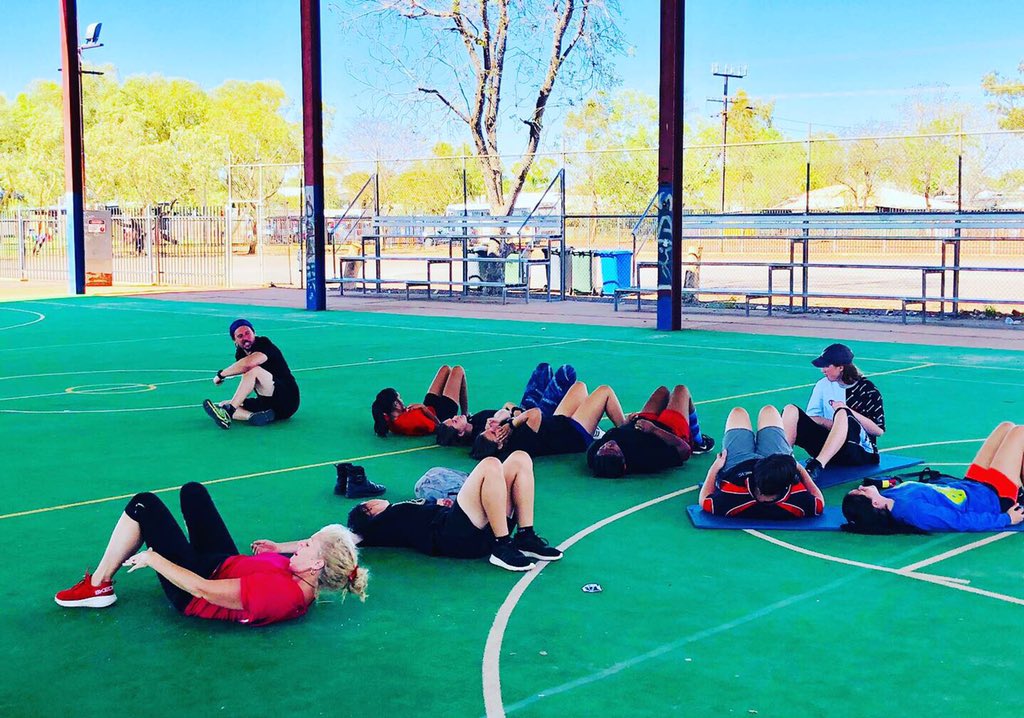 SteveEdgoMLA's tweet photo. It's fantastic having AdamDrake in #TennantCreek working and engaging with our #Future #Stars through delivery of the #BalancedChoiceProgramme. Well done and thank-you to #KarenSheldon AM and Adam for bringing such a valuable and inspiring program to Tennant Creek. https://t.co/3ln927xlRW