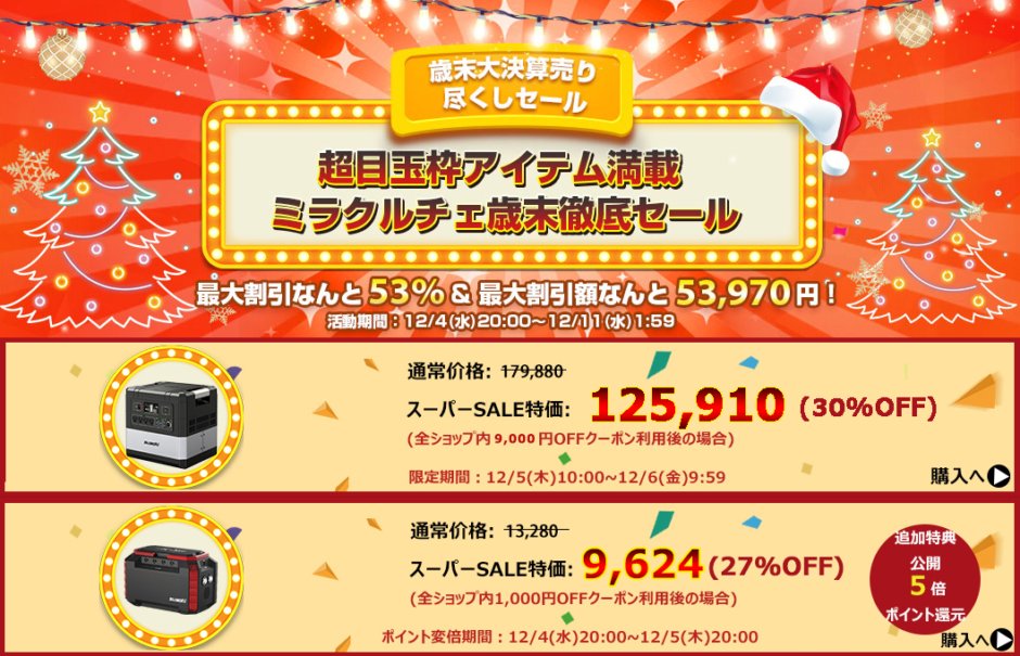 キニモノくん ポータブル電源の人 Suaoki Amazonサイバーマンデー バリバリ参戦中でした 先程のツイート間違ってました T Co Rpcvcin9yb Suaoki G1000はソーラーパネルとセットで3 5万円オフ ポイント 1万円バック 12月発売の新製品