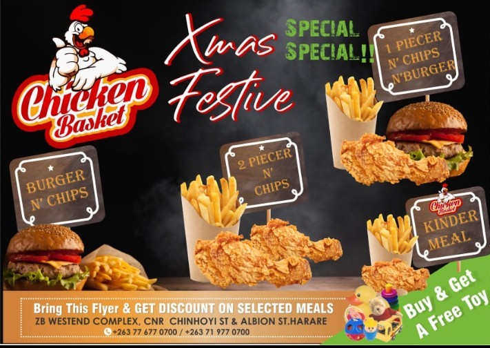 ChickenBasketZw's tweet photo. #NowThatsChicken...for those with taste! #LunchLockdown
#Harare's Best Deals! https://t.co/0CKZrYiFkj
