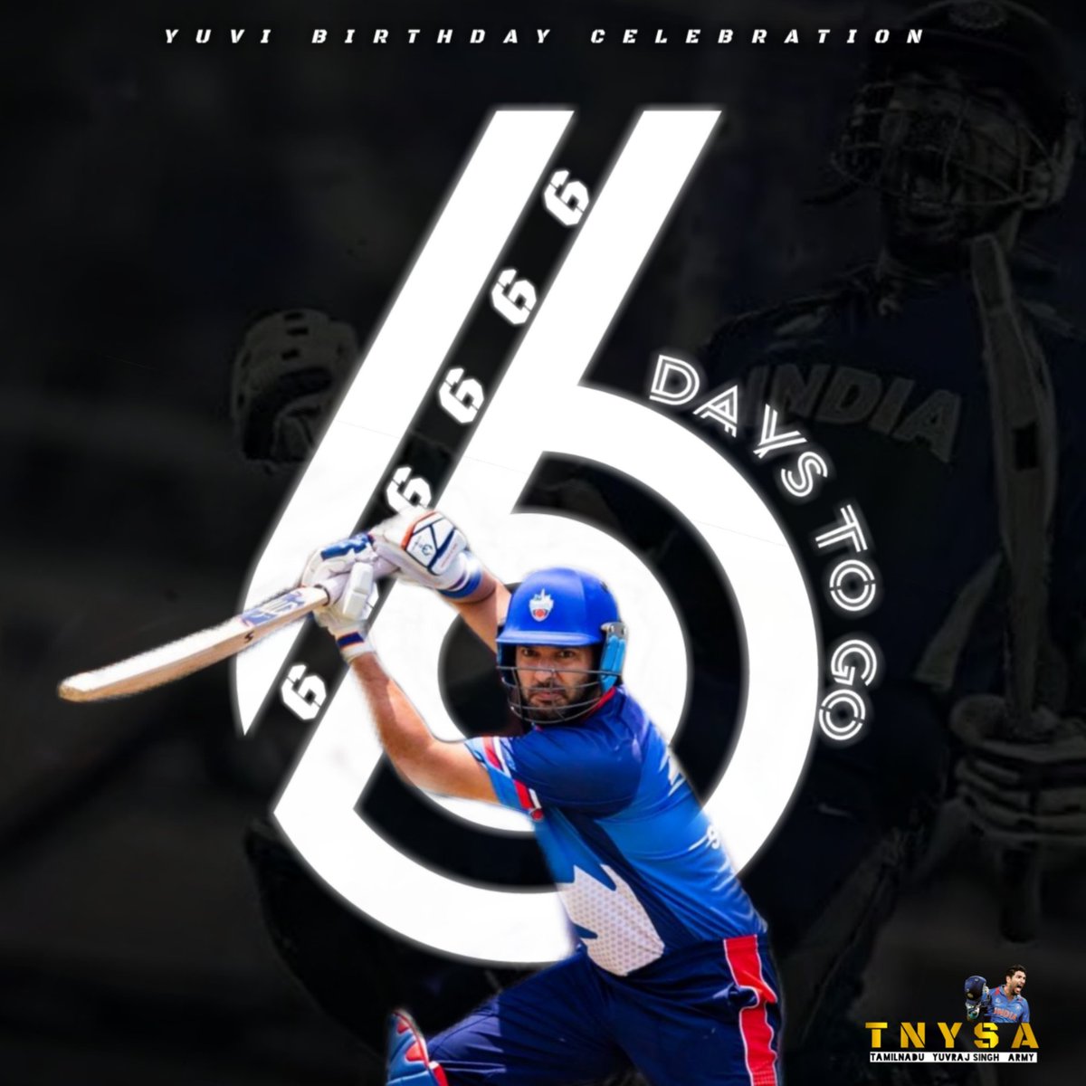 6️⃣6️⃣6️⃣6️⃣6️⃣6️⃣ DAYS TO GO ♥️@YUVSTRONG12 😍#YuvrajSingh #Yuvi #YuviBirthdayCountdown #YuvrajSinghBirthdayCDP #Bigil #Valimai #AUSvsPAK #bbccricket #INDvsWI