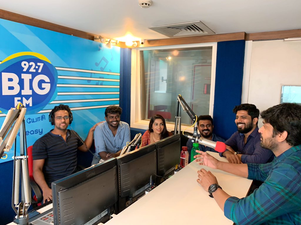 U1Records's tweet photo. #Vanigan movie promotion started today! Team Vanigan Interview with Big FM happened today. 

@AnanthNag24 @nakshathra___ @music_sureshtr @bhuvanesh_06 @thisisysr @irfanmalik83 https://t.co/qUjW8hFzbX