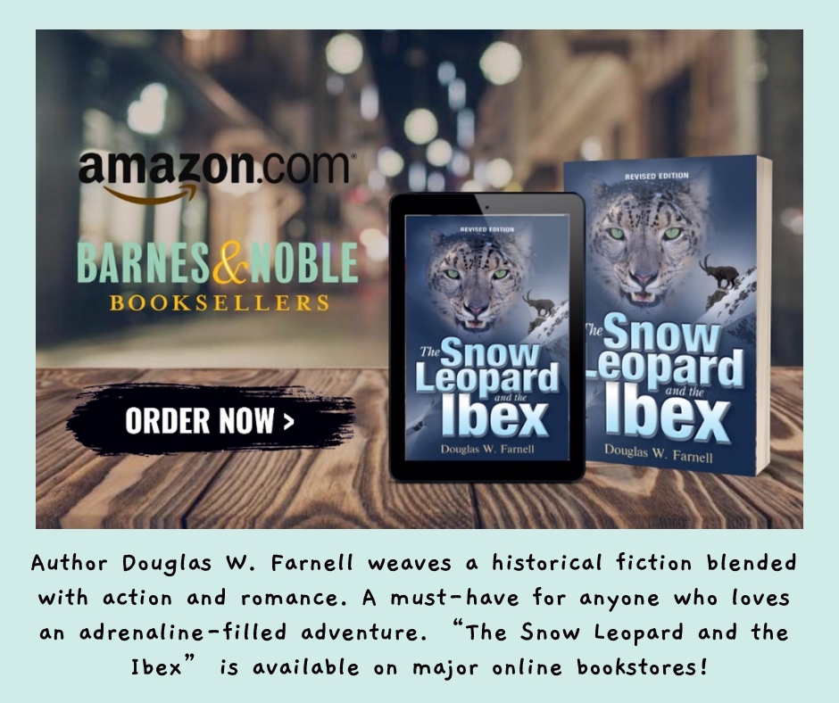 AuthorFarnell's tweet photo. GET IT HERE: 
Amazon: https://t.co/kCyL0UJ7vB
Barnes &amp; Noble: https://t.co/H7JgGqj6qe

#TheSnowLeopardAndIbex #ToplinkPublishing https://t.co/jc3wSHZpLX