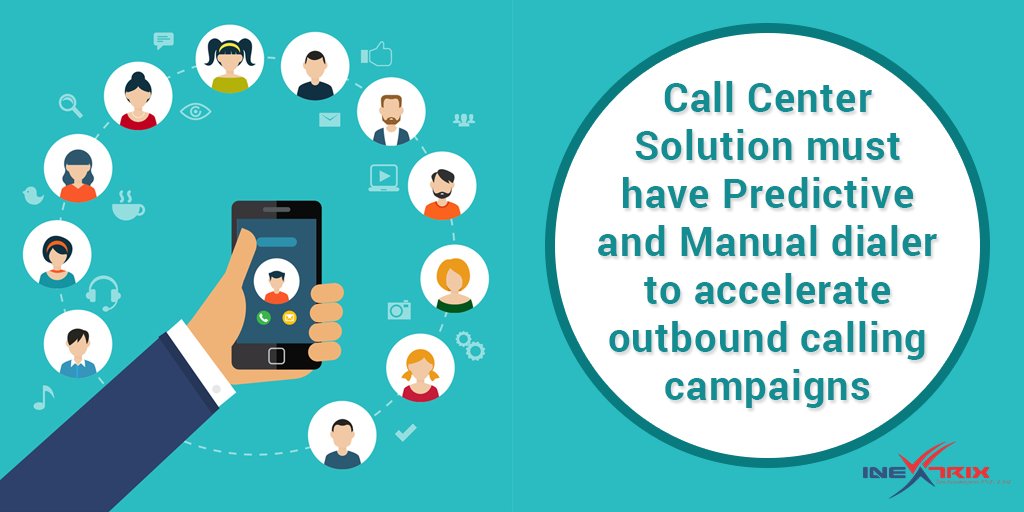 Inextrix's tweet photo. Your call center solution must have predictive dialer & manual dialer to accelerate outbound calling campaigns.
#iCallify #dialer #callcentersoftware #callcentersolution #intelligentcallcentersoftware #callcenter #predictivedialer #dialerSolution #Manualdialer https://t.co/ZI7Lj9EdZQ