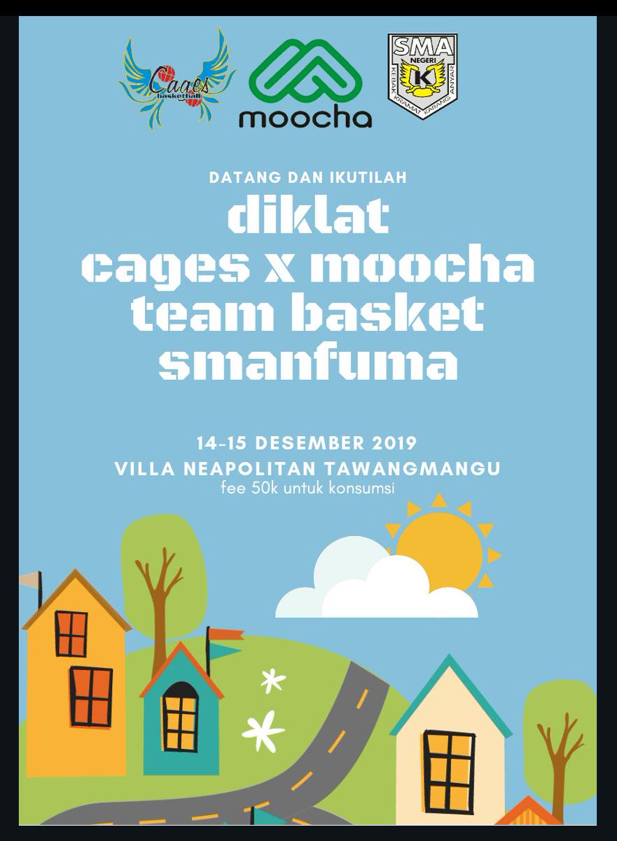 moochaofficial's tweet photo. SMANFUMA basketball training center with cages & moocha on villa tawangmangu, karanganyar, central java, indonesia. 14-15 Dec 2019 #moocha #basketball #cages #basketballtrainingcenter #tawangmangu #karanganyar #indonesia #sma #pelajar #SMAKebakramatkaranganyar https://t.co/YmvVnB7ugg