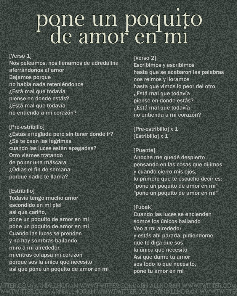 arniallhoran's tweet photo. ✨ Put A Little Love On Me // LYRICS Y TRADUCCIÓN AL ESPAÑOL https://t.co/kyJzHMPeMO