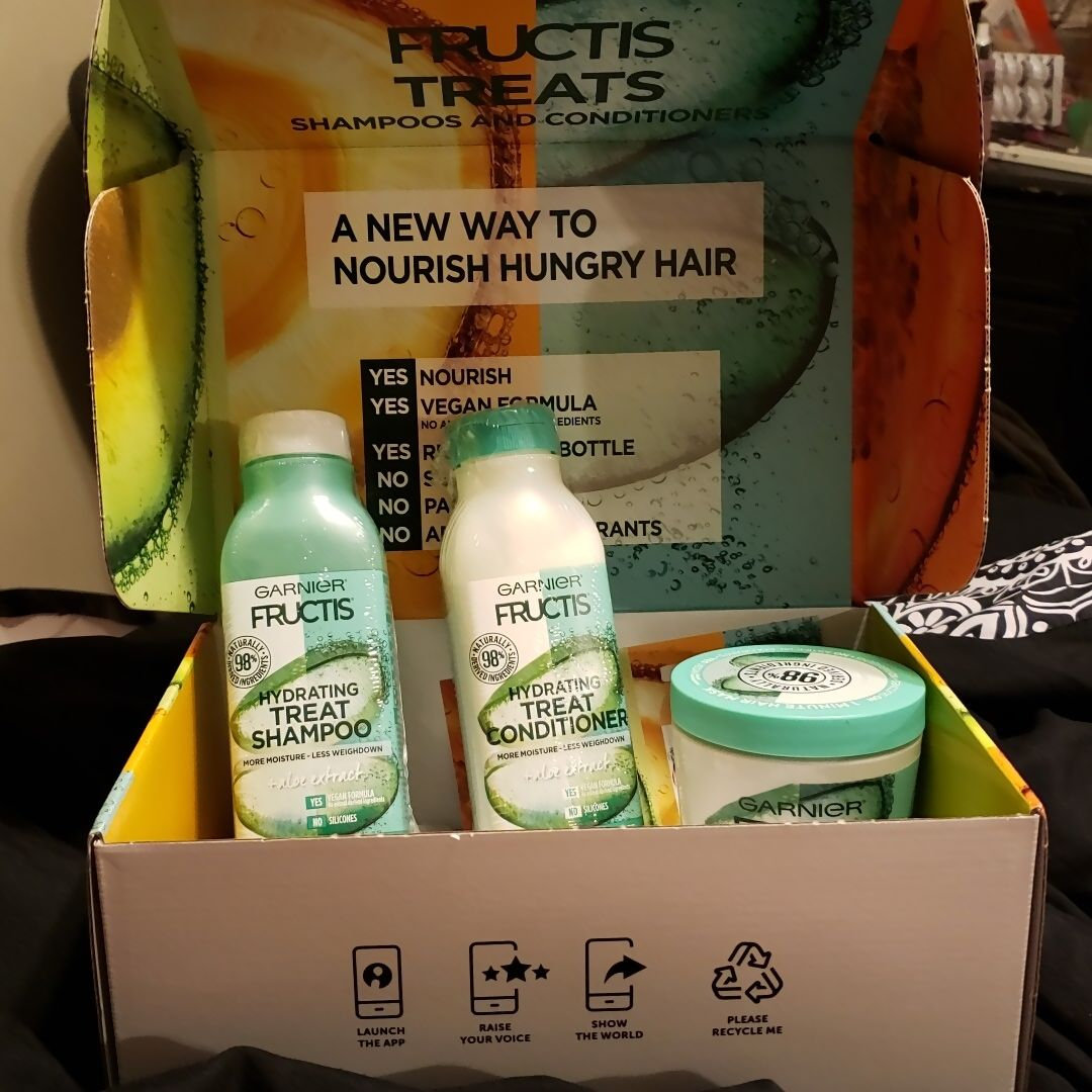 pinupkittycakes's tweet photo. cant wait to try this @Influenster #fructistreats @garnierusa  #gotitfree https://t.co/oblPa9NkIY https://t.co/cZCFg9ebOI